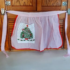 Vintage Christmas Apron